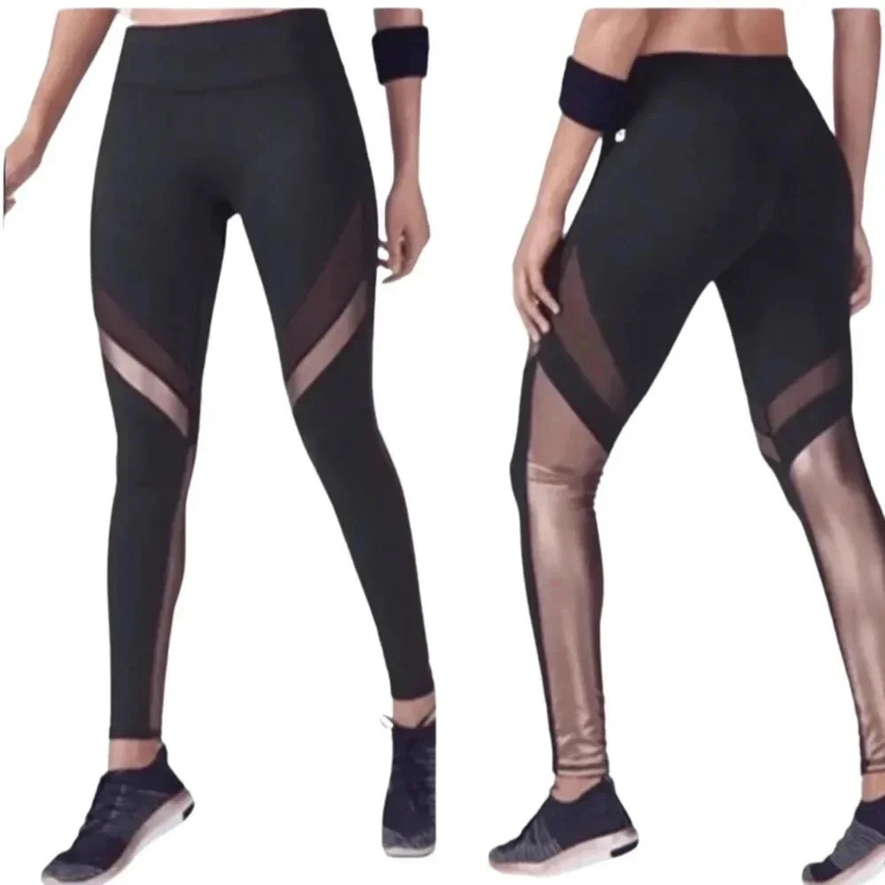 FABLETICS NWOT Brogan Metallic‎ Leggings